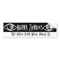 Obama Zombie Bumper Sticker