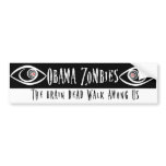 Obama Zombie Bumper Sticker