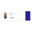 ObamaBee Bumble Bee Gift Tags