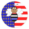 ObamaBee Bumble Bee Sticker