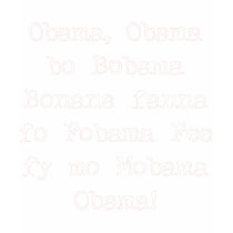 Obamabobobama 10 in sq Type white trans Tee Shirts