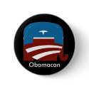 Obamacan Button, Dark by jsonn76 Obamacan Button, Dark