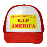 OBAMACARE 2010, R.I.P, AMERICA TRUCKER HAT