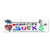 Obamacare and Medicare Bumper Stickers