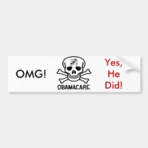 Obamacare Bumper Sticker