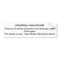 Obamacare Bumper Stickers