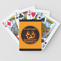 ObamaCare Halloween Bicycle Playing Cards
