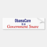 ObamaCare is a Government Snare Bumper Sticker