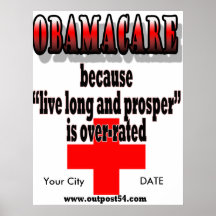 OBAMACARE POSTER - Customize It
