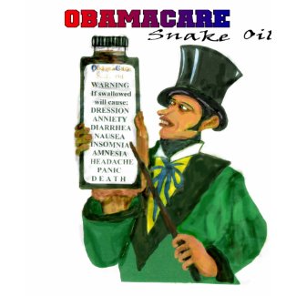 OBAMACARE Snake Oil T-shirt by obamavoodoo shirt