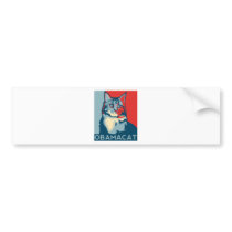 OBAMACAT 150ppi.jpg Bumper Stickers
