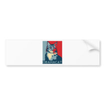 OBAMACAT.jpg Bumper Stickers