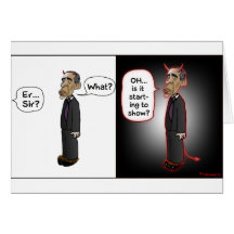 OBAMADEVIL GREETING CARDS