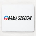 Obamageddon black mouse mat