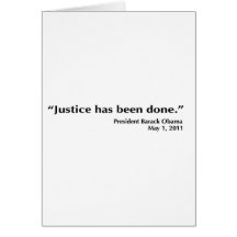 ObamaJustice Greeting Card