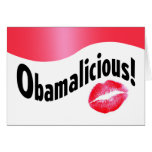 Obamalicious! Card
