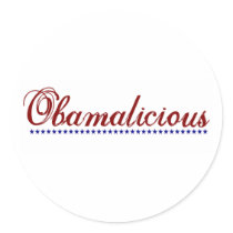 Obamalicious stickers