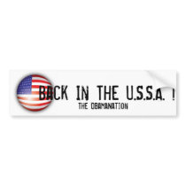 ObamaNation - Back in the U.S.S.A. bumper stickers