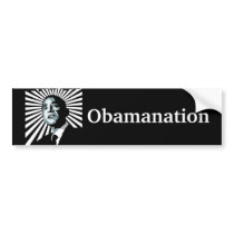 Obamanation Bumper Sticker bumper stickers by gandalf23 Obamanation Bumper Sticker bumper stickers