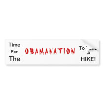 Obamanation Bumper Sticker