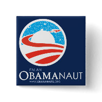 Obamanaut Square Button by skyfirelab Obamanaut Square Button