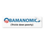 Obamanomics bumper stickers