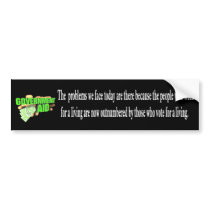 Obamanomics Expanding Government & Increasing Debt Bumper Stickers