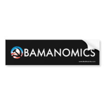 Obamanomics Hope Hammer Sticker bumper stickers