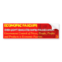 Obamanomics is Economic Fascism bumper stickers by murphycd2 Obamanomics is Economic Fascism bumper stickers