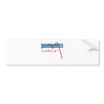 Obamanomics - is it 2012 yet? bumper stickers