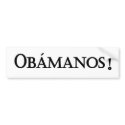 Obamanos bumper sticker bumper stickers by flemjalil Obamanos bumper sticker bumper stickers