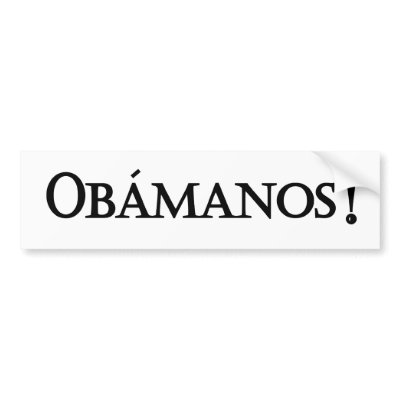 Obamanos bumper sticker by flemjalil