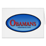 Obamans Memorabilia Logo Series Greeting Cards