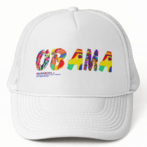 Obamarama white cap hats by ralphmcknight2 Obamarama white cap hats