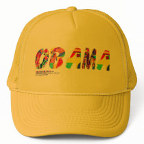 Obamarama Yellow Cap hats by ralphmcknight2 Obamarama Yellow Cap hats