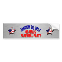 Obama's Farewell Party Bumper Stickers