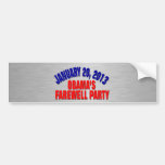 Obama's Farewell Party Bumper Sticker