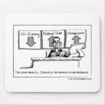 Obama's First Day In The Office Mouse Pads