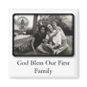 Obamas ~ God Bless Our First Family magnets by cocodalo Obamas ~ God Bless Our First Family magnets