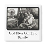 Obamas ~ God Bless Our First Family Fridge Magnets
