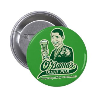 Obama's Irish Pub Button