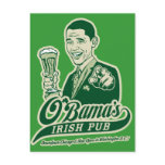 Obama's Irish Pub postcards