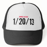 OBAMAS LAST DAY, 1/20/13 hats