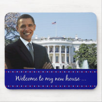 Obama's New House - Mousepad by inauguration_2009 Obama's New House - Mousepad