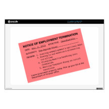 Obama's Pink Slip Skin For Laptop