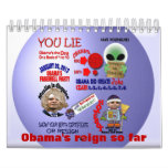Obama's Reign Calendar