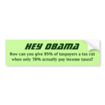 Obama's Tax Plan bumper stickers