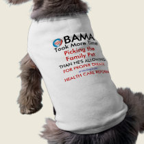 OBAMA'S TIME MANANAGEMENT? pet clothing