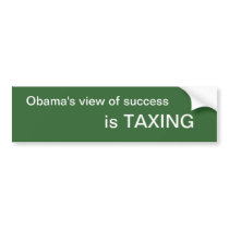 Obama's view of success bumper stickers