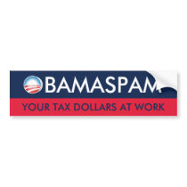 ObamaSpam Bumper Sticker